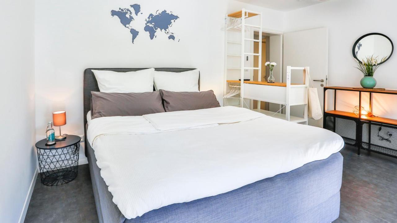 Studio Hirsch56 - Zentral-Ruhig-Terrasse-Netflix Karlsruhe Bagian luar foto
